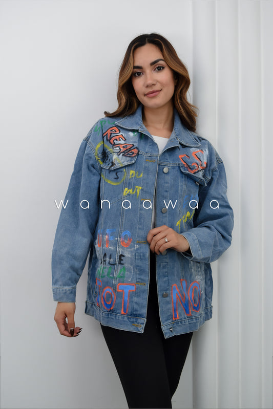 CHAQUETA DENIM OVERSIZE
