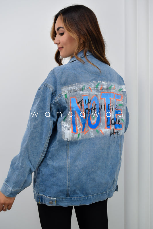 CHAQUETA DENIM OVERSIZE