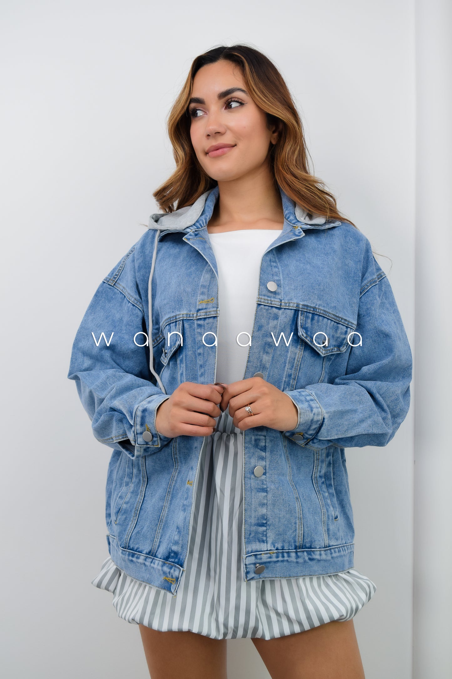 CHAQUETA DENIM OVERSIZE