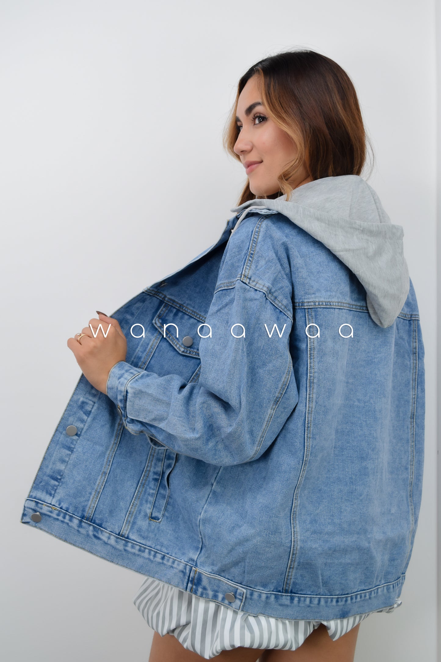 CHAQUETA DENIM OVERSIZE