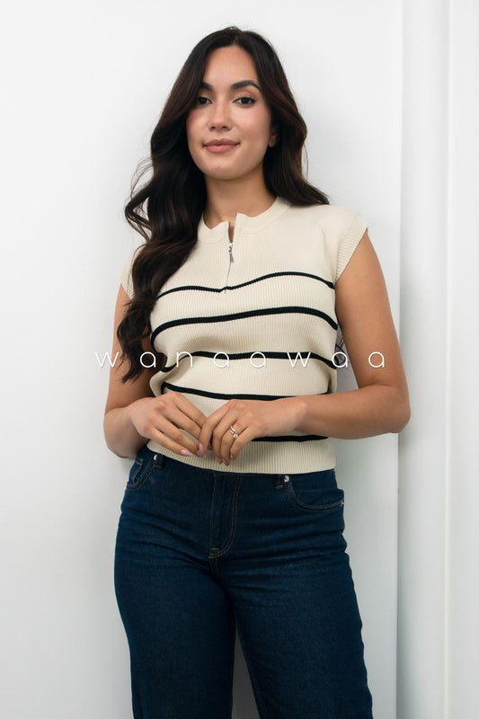 CHALECO TEJIDO CREMALLERA