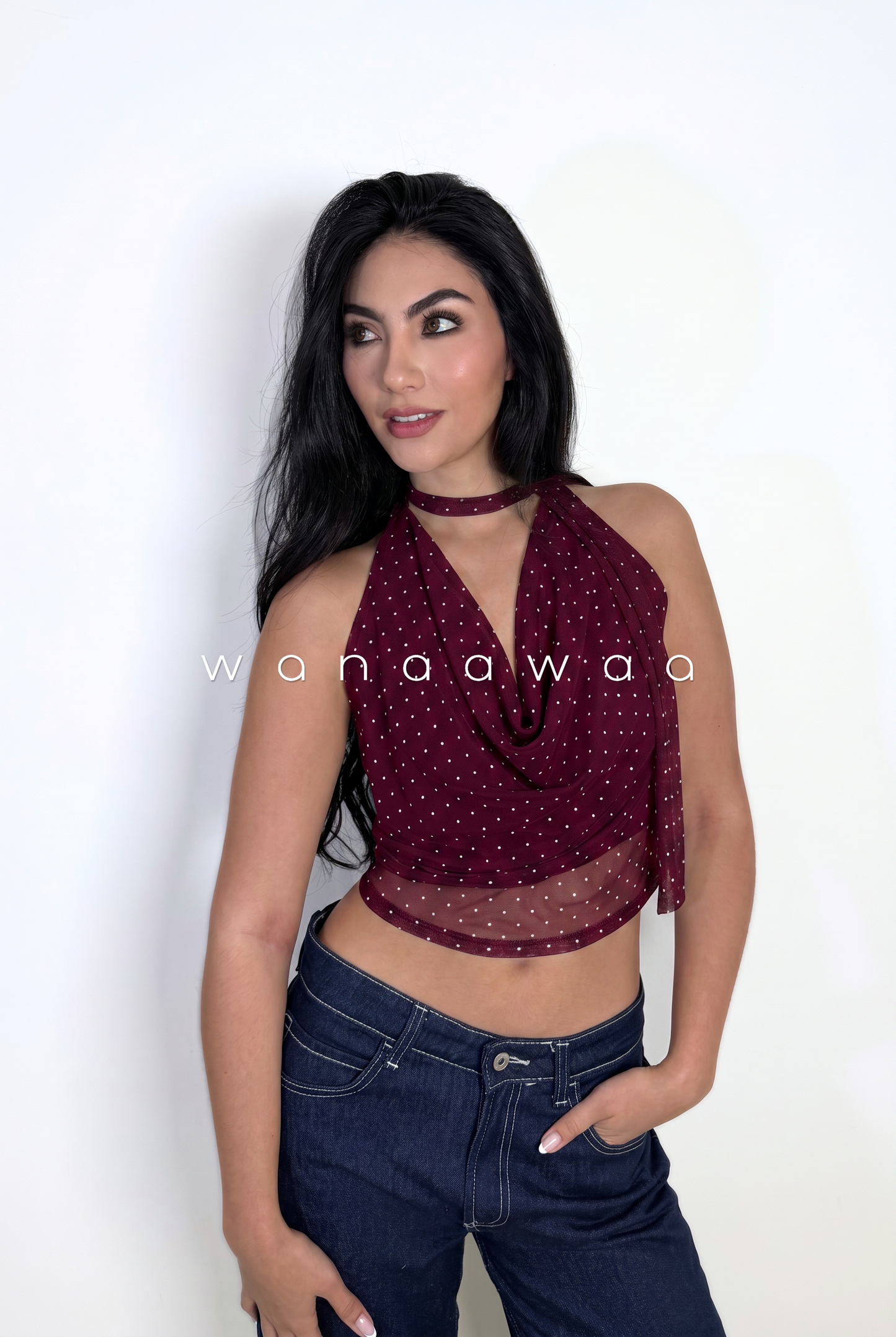 BLUSA MOKA POLKA DOTS