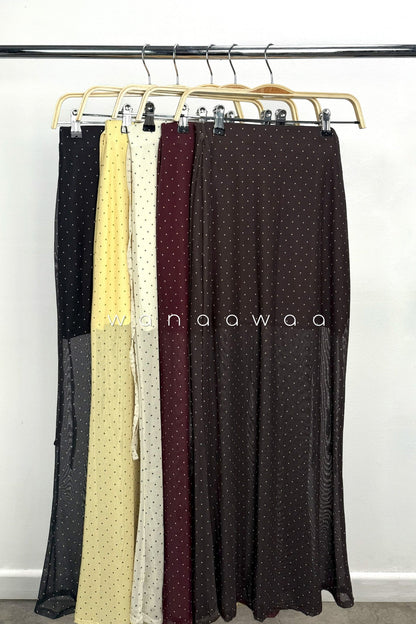 FALDA NIRA POLKA DOTS